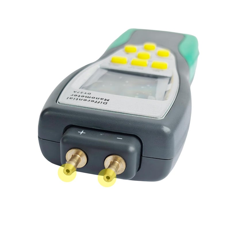 Vanlison Professional-Grade Digital Manometer, ±241.3kPa/35PSI Gas Pressure Tester with Backlit LCD, 11 Units Conversion MAX/MIN/AVG & Data Logging, HVAC/Automotive Diagnostic Tool (Includes Battery) - Image 4